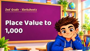 2nd Grade Place Value to 1,000 Worksheet (PDF)