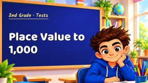 2nd Grade Place Value to 1,000 Test with Point Values (PDF)