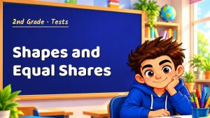 2nd Grade Shapes and Equal Shares Test with Point Values (PDF)
