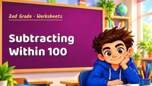 2nd Grade Subtracting Within 100 Worksheet (PDF)