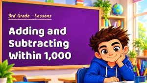 3rd Grade Adding and Subtracting Within 1,000 Lesson (Free PDF)