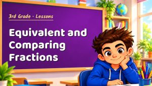 3rd Grade Equivalent and Comparing Fractions Lesson (Free PDF)
