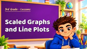 3rd Grade Scaled Graphs and Line Plots Lesson (Free PDF)