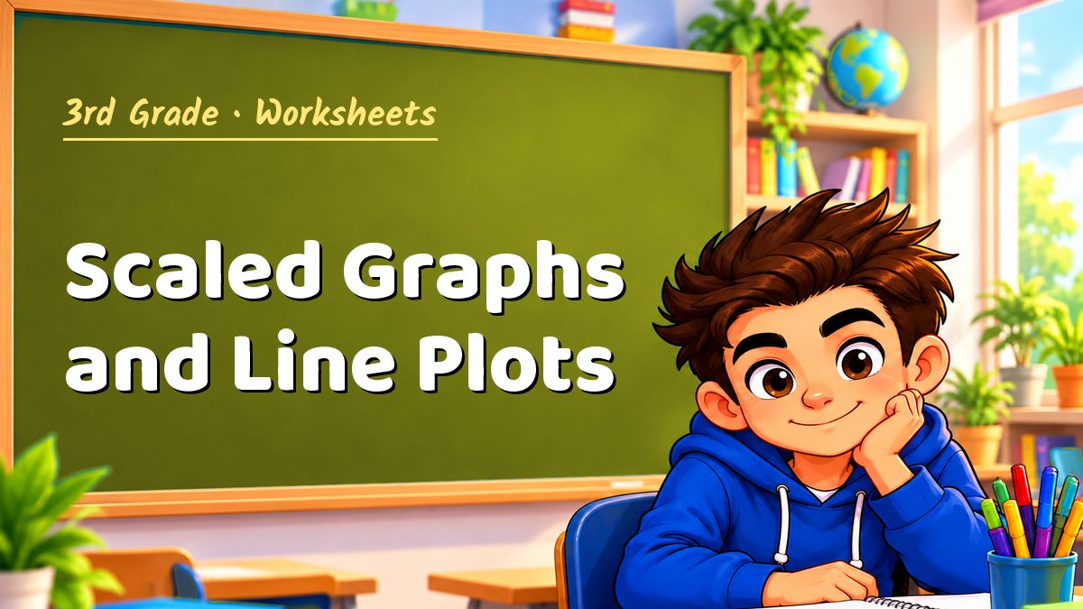 3rd grade bar graphs worksheet – Maths PDF