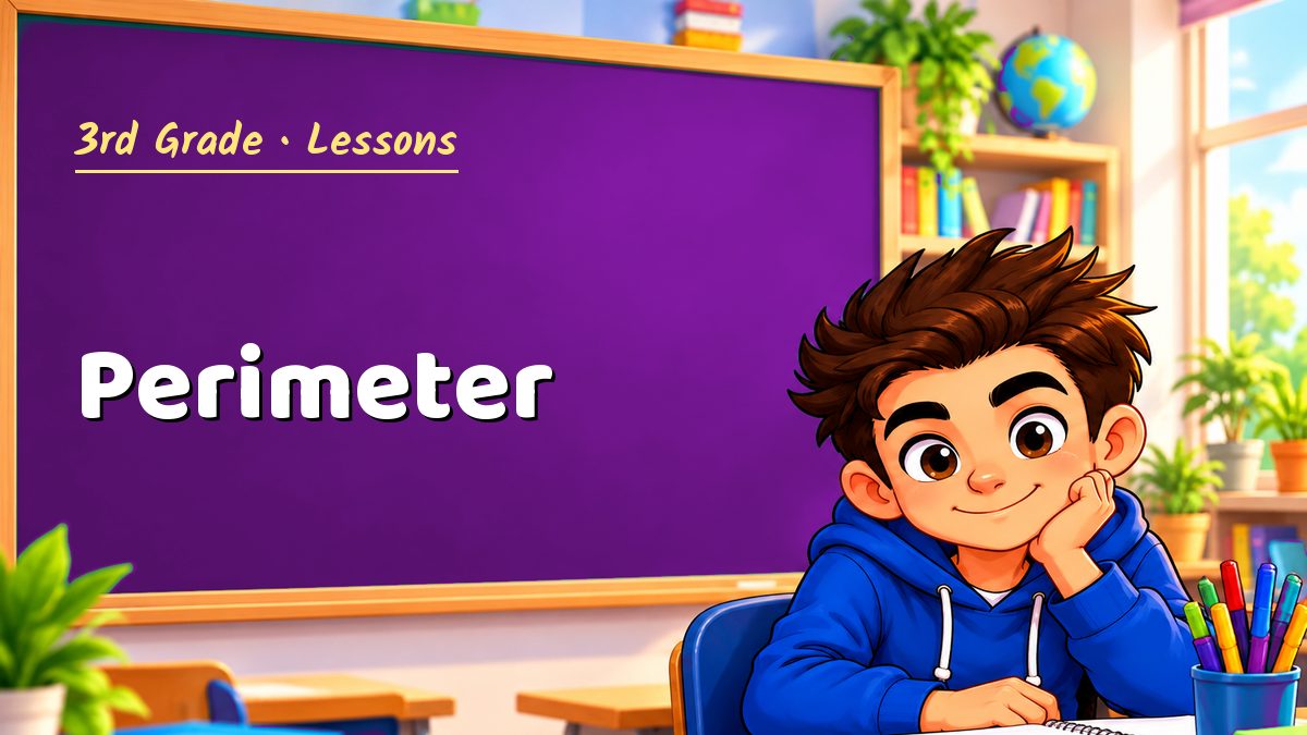 3rd Grade math lesson: Perimeter – Maths PDF