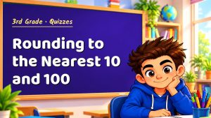 3rd Grade Rounding to the Nearest 10 and 100 Quiz: 10 Questions with Explanations