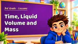 3rd Grade Time, Liquid Volume and Mass Lesson (Free PDF)