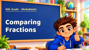 4th Grade Comparing Fractions Worksheet (PDF)