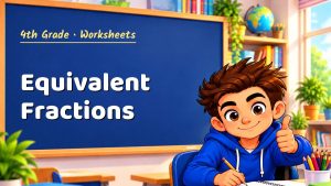 4th Grade Equivalent Fractions Worksheet (PDF)