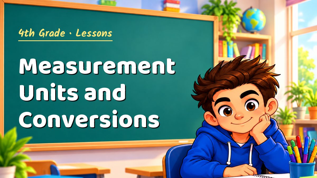 4th Grade math lesson: Measurement Units and Conversions – Maths PDF