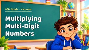 4th Grade Multiplying Multi-Digit Numbers Lesson (Free PDF)