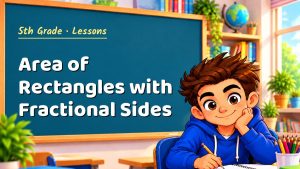 5th Grade Area of Rectangles with Fractional Sides Lesson (Free PDF)