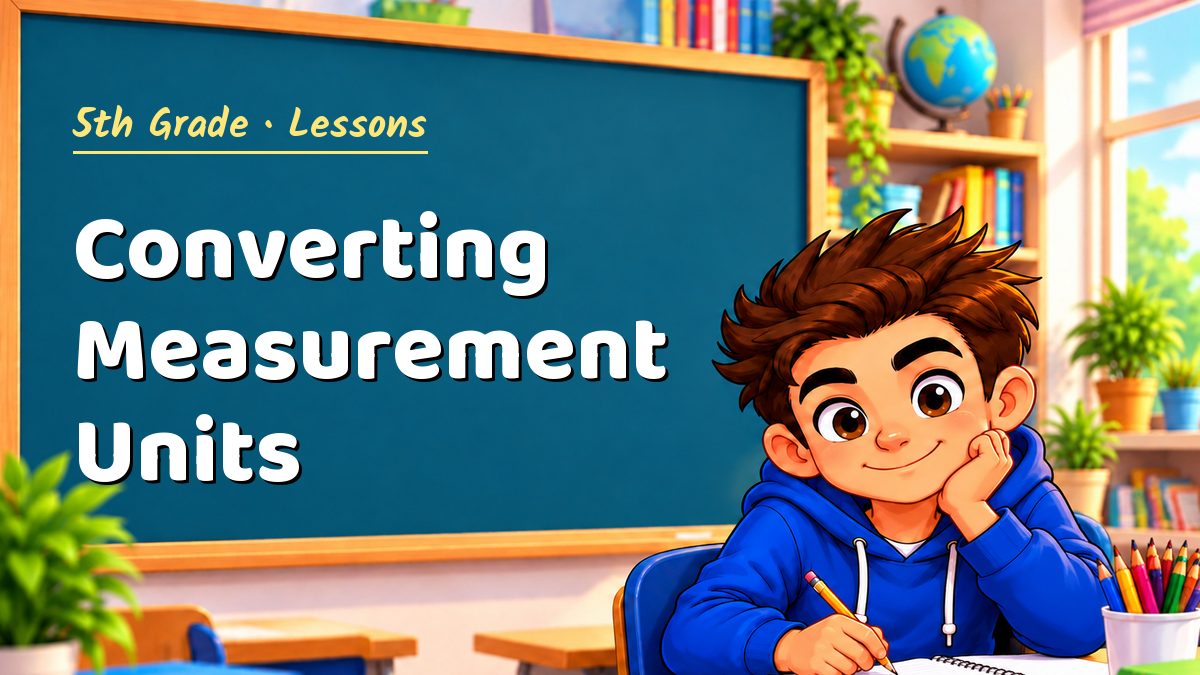 5th Grade math lesson: Converting Measurement Units – Maths PDF