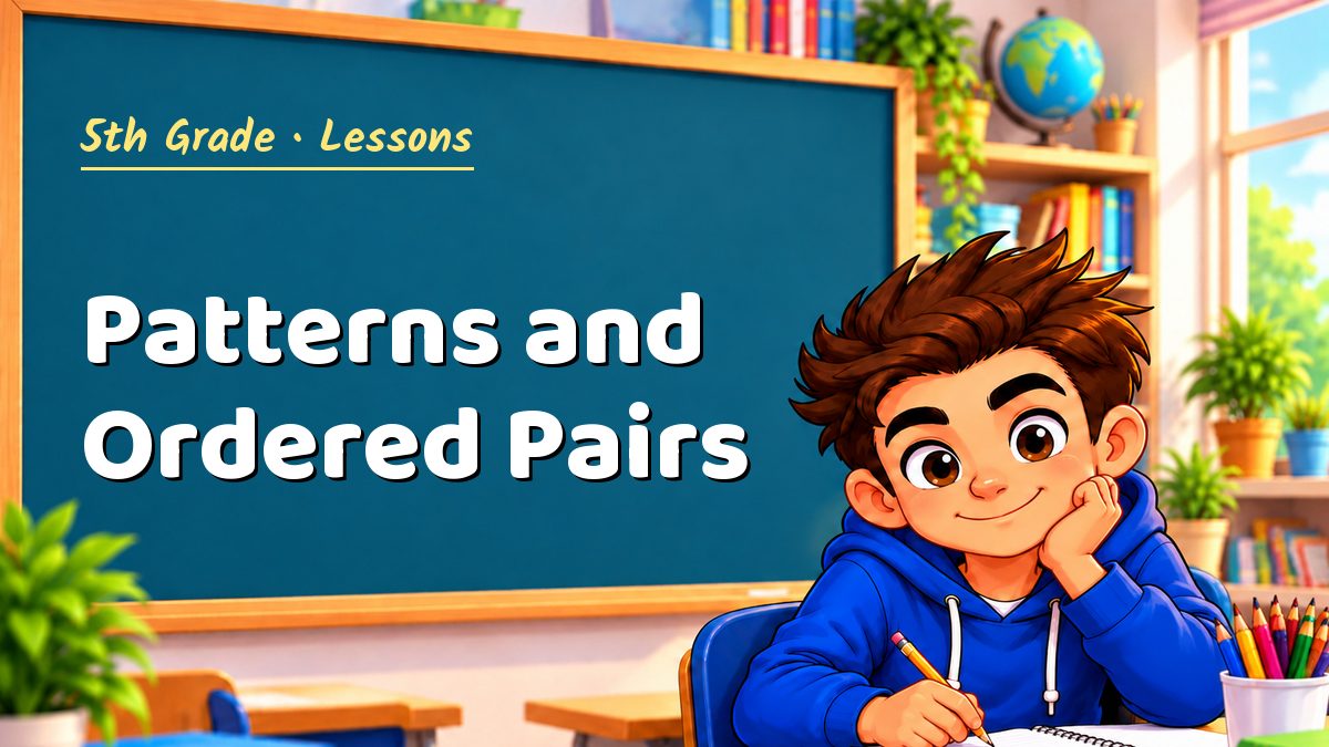 5th Grade math lesson: Patterns and Ordered Pairs – Maths PDF