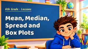 6th Grade Mean, Median, Spread and Box Plots Lesson (Free PDF)