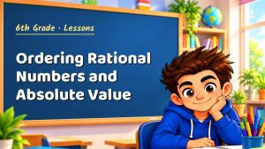 6th Grade Ordering Rational Numbers and Absolute Value Lesson (Free PDF)