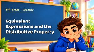 6th Grade Equivalent Expressions and the Distributive Property Lesson (Free PDF)