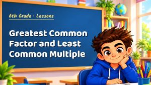 6th Grade Greatest Common Factor and Least Common Multiple Lesson (Free PDF)