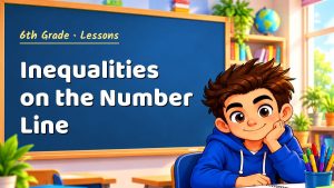 6th Grade Inequalities on the Number Line Lesson (Free PDF)