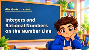 6th Grade Integers and Rational Numbers on the Number Line Lesson (Free PDF)