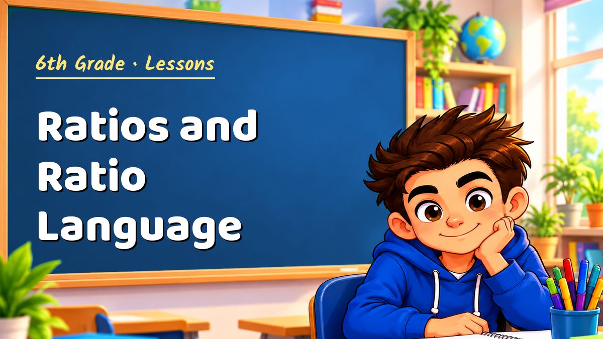 6th Grade math lesson: Ratios and Ratio Language – Maths PDF