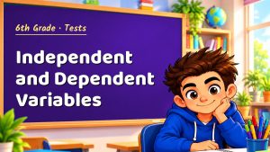 6th Grade Independent and Dependent Variables Test with Point Values (PDF)