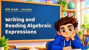 6th Grade Writing and Reading Algebraic Expressions Lesson (Free PDF)