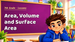 7th Grade Area, Volume and Surface Area Lesson (Free PDF)