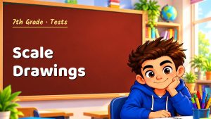 7th Grade Scale Drawings Test with Point Values (PDF)
