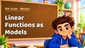 8th Grade Linear Functions as Models Quiz: 10 Questions with Explanations