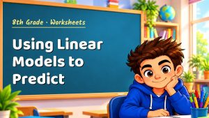 8th Grade Using Linear Models to Predict Worksheet (PDF)