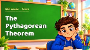 8th Grade The Pythagorean Theorem Test with Point Values (PDF)
