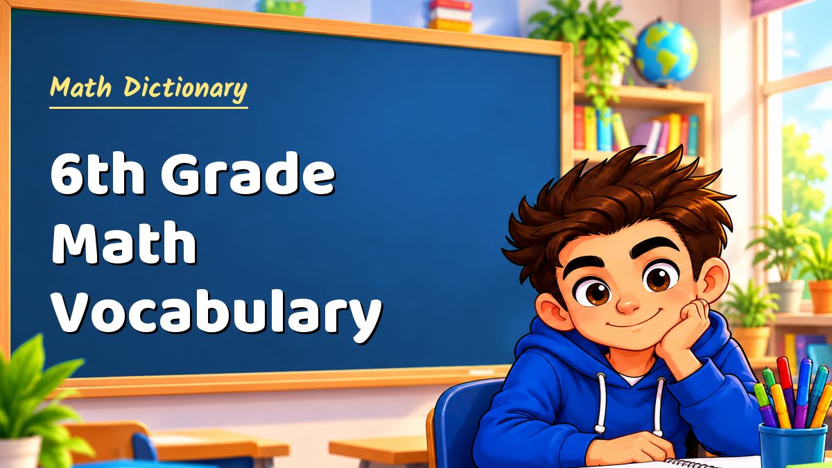 6th Grade Math Vocabulary – Maths PDF