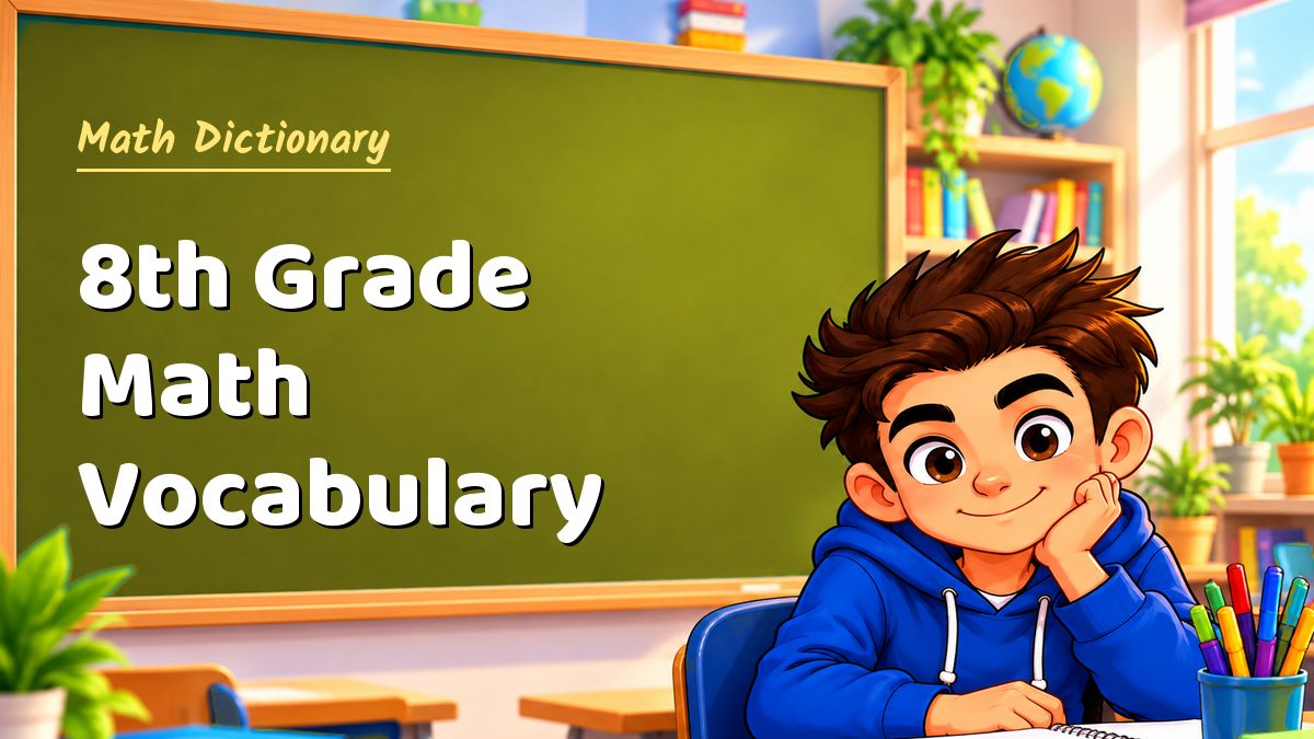 8th Grade Math Vocabulary – Maths PDF