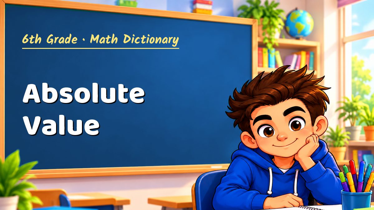 Absolute Value: meaning, method and solved example (6th Grade) – Maths PDF