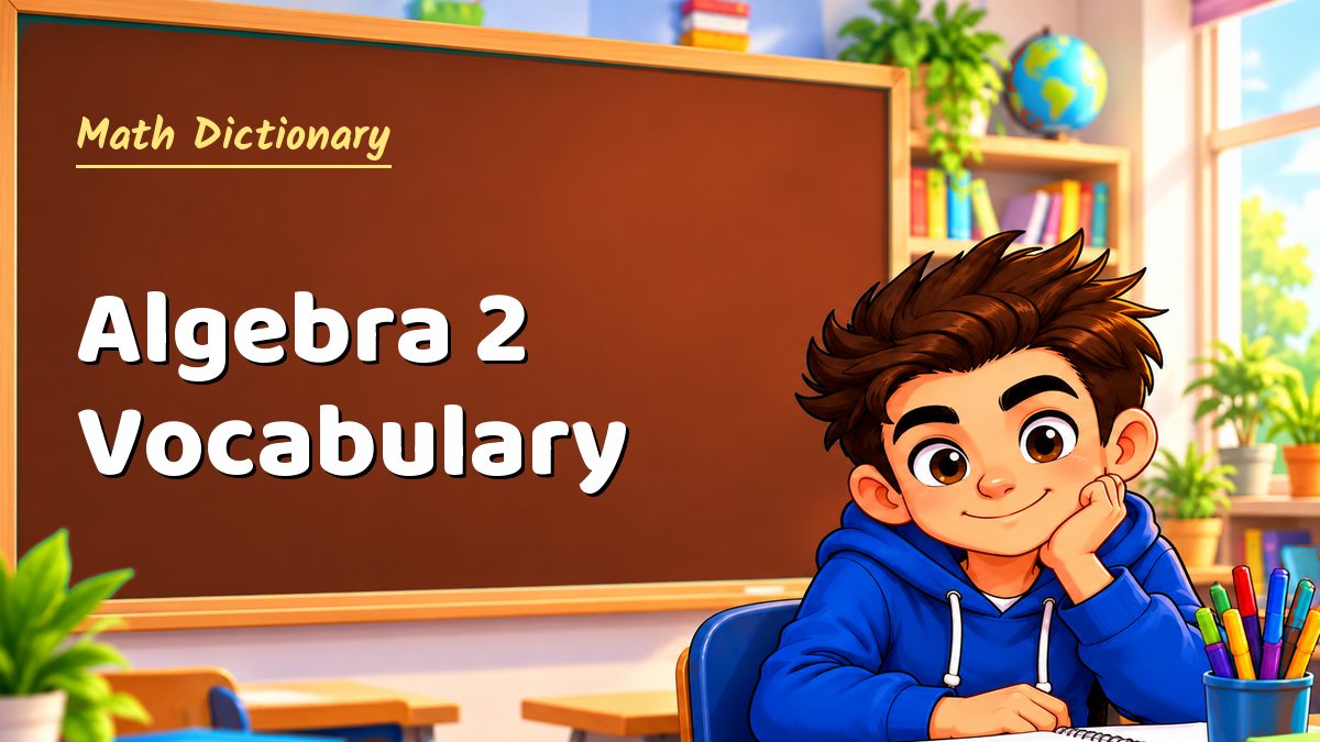 Algebra 2 Vocabulary – Maths PDF