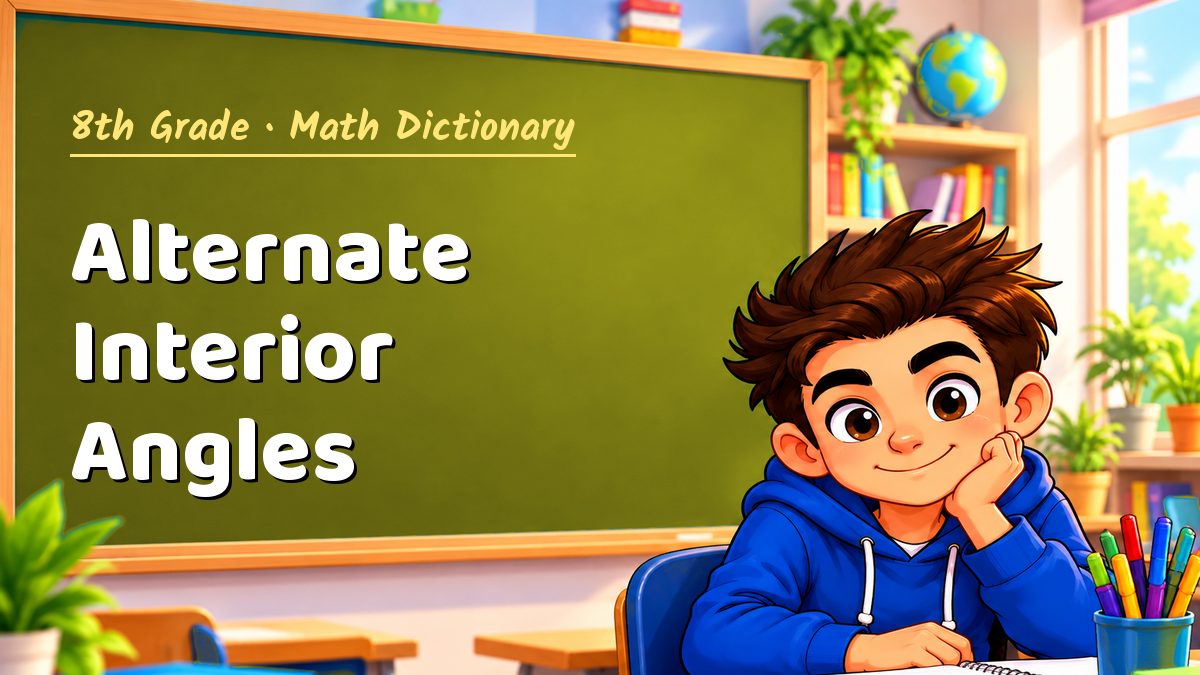 Alternate Interior Angles: meaning, method and solved example (8th Grade) – Maths PDF