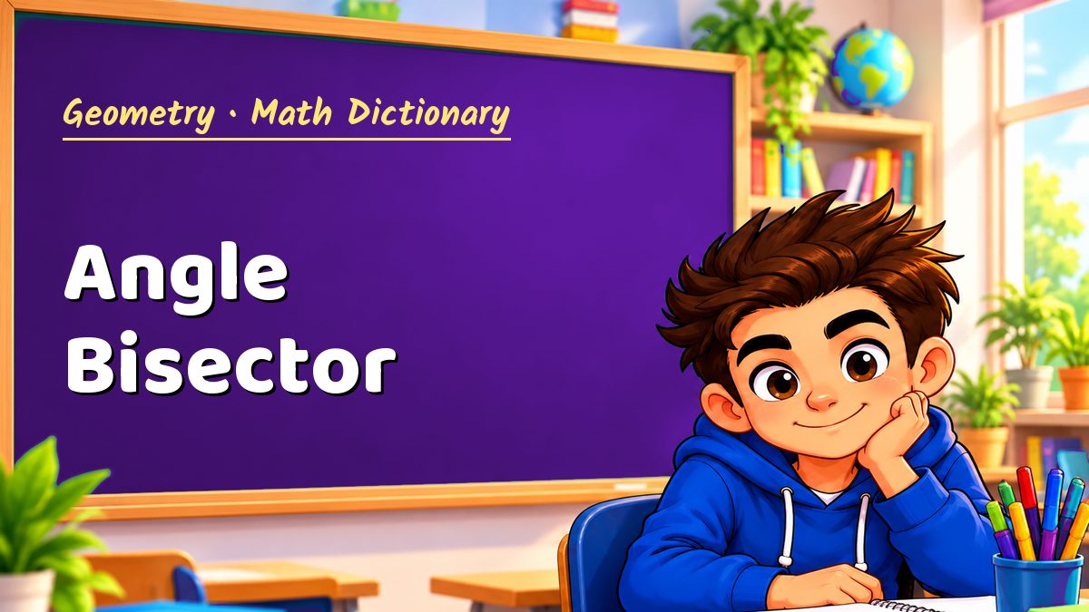 Angle Bisector: meaning, method and solved example (Geometry) – Maths PDF