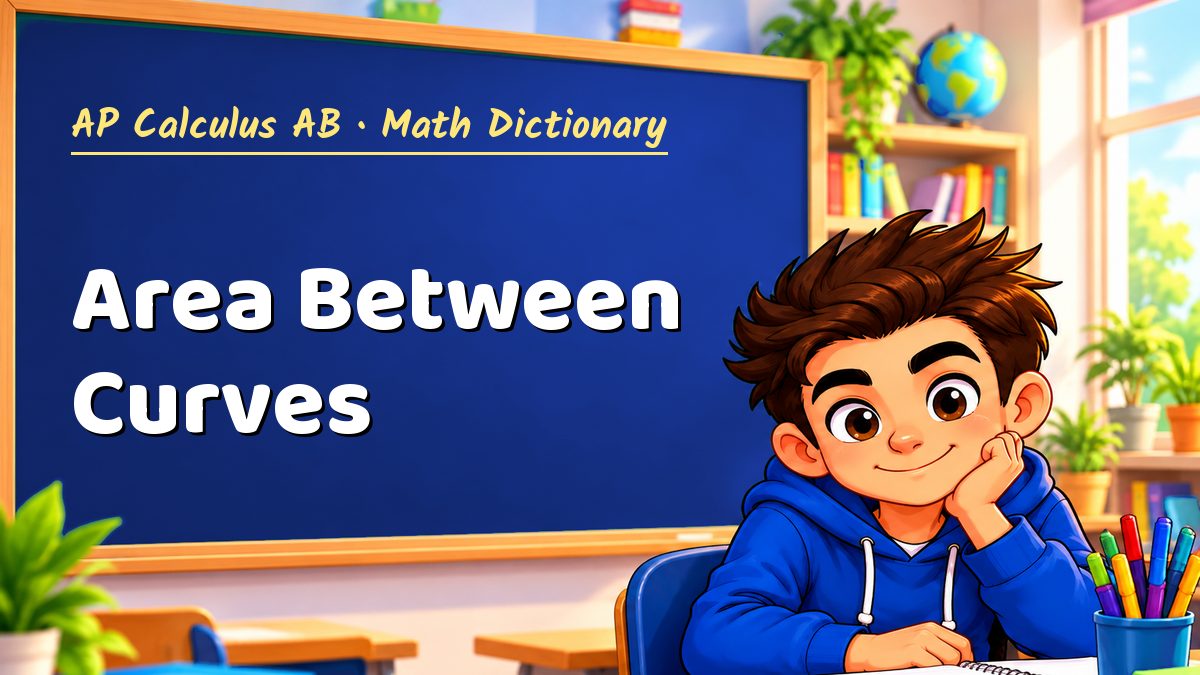 Area Between Curves: meaning, method and solved example (AP Calculus AB) – Maths PDF