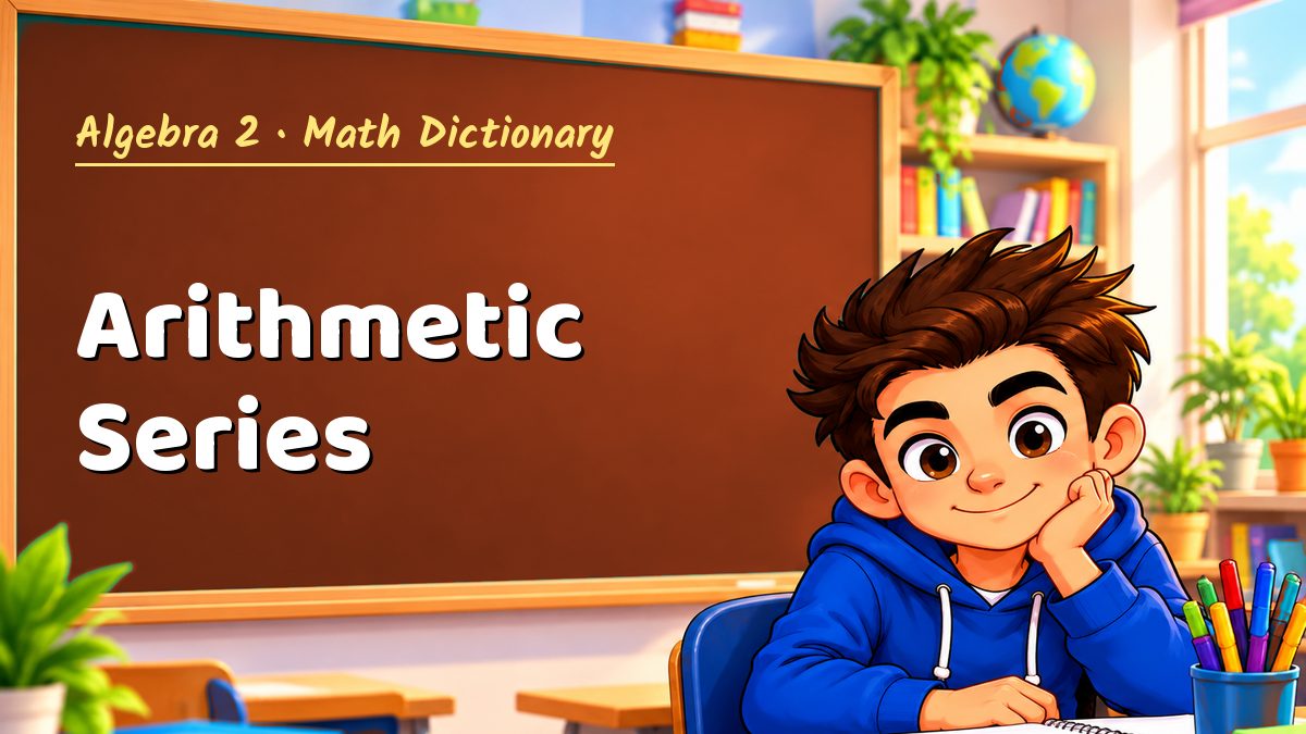 Arithmetic Series: meaning, method and solved example (Algebra 2) – Maths PDF