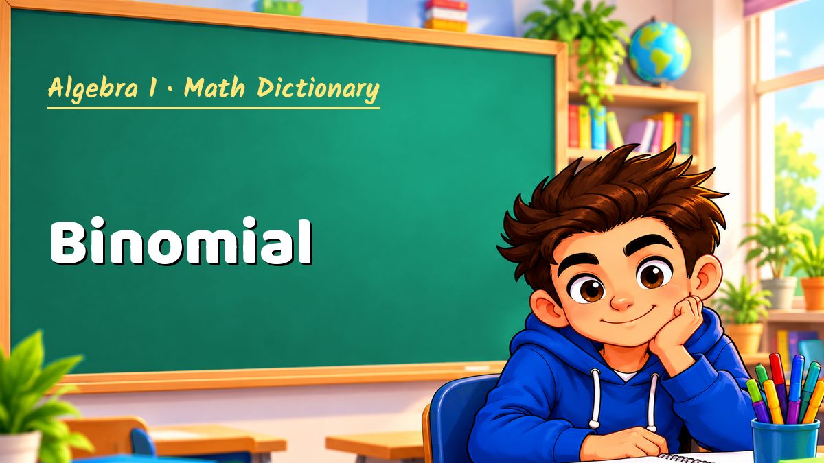 Binomial: meaning, method and solved example (Algebra 1) – Maths PDF