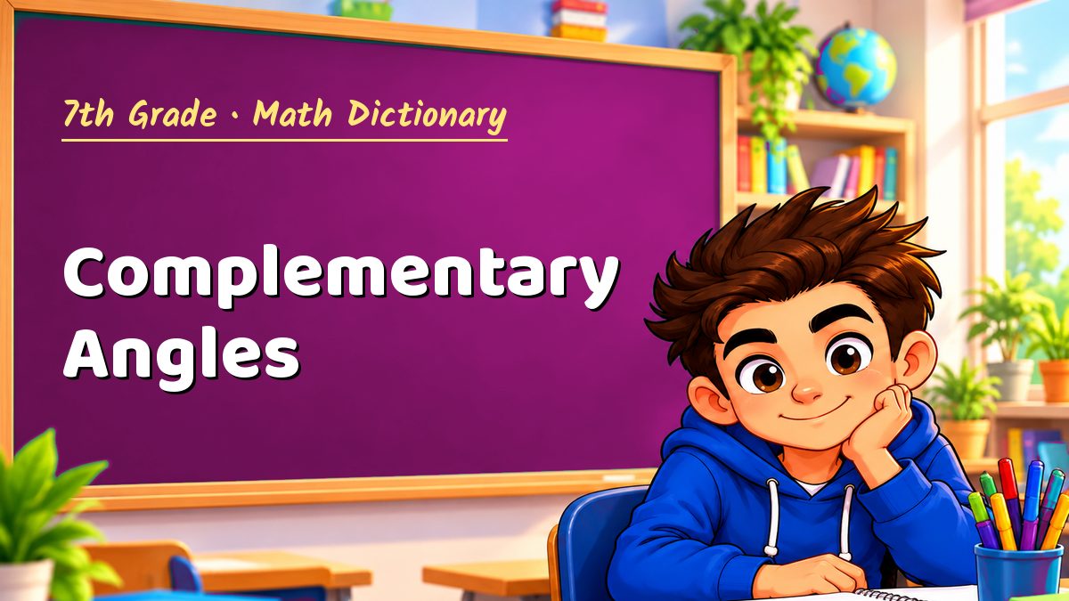 Complementary Angles: meaning, method and solved example (7th Grade) – Maths PDF