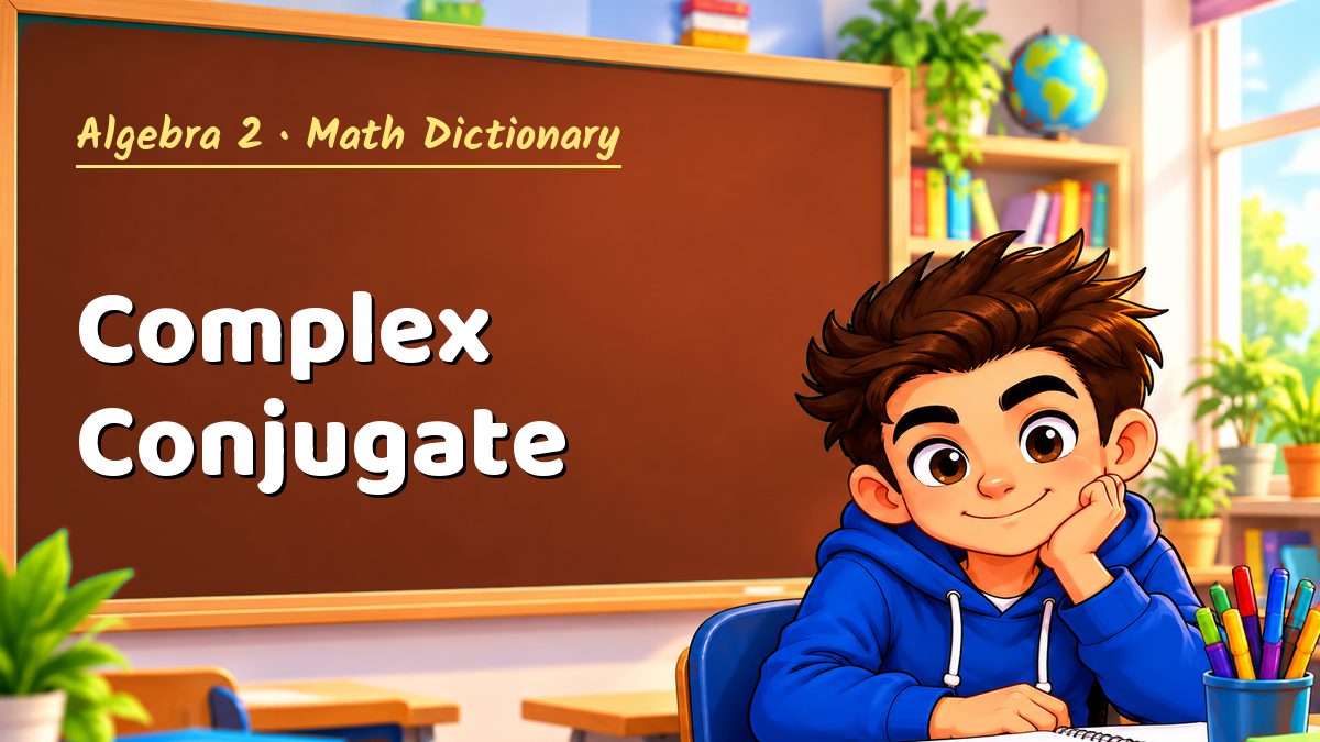 Complex Conjugate: meaning, method and solved example (Algebra 2) – Maths PDF