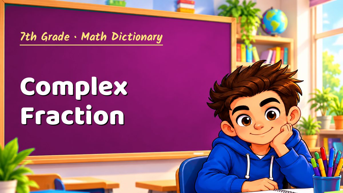 Complex Fraction: meaning, method and solved example (7th Grade) – Maths PDF