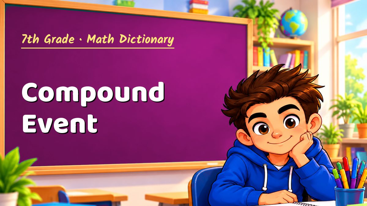 Compound Event: meaning, method and solved example (7th Grade) – Maths PDF