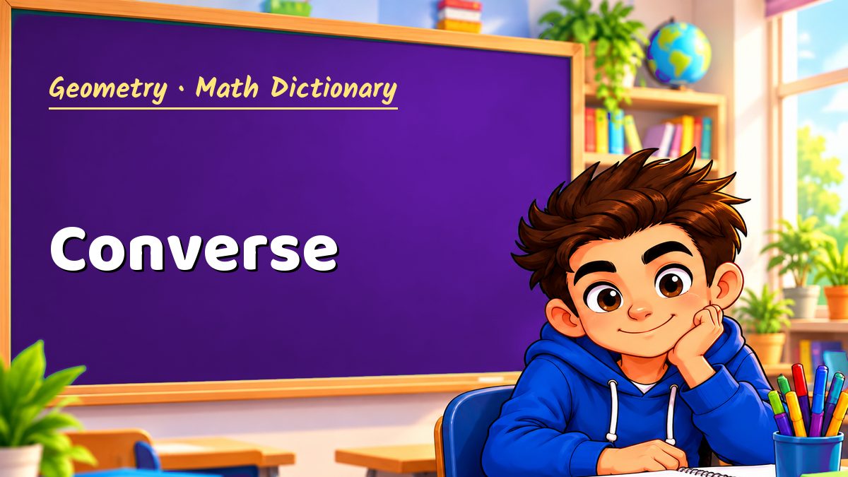 Converse: meaning, method and solved example (Geometry) – Maths PDF