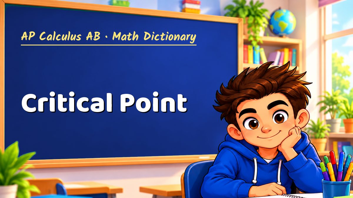 Critical Point: meaning, method and solved example (AP Calculus AB) – Maths PDF
