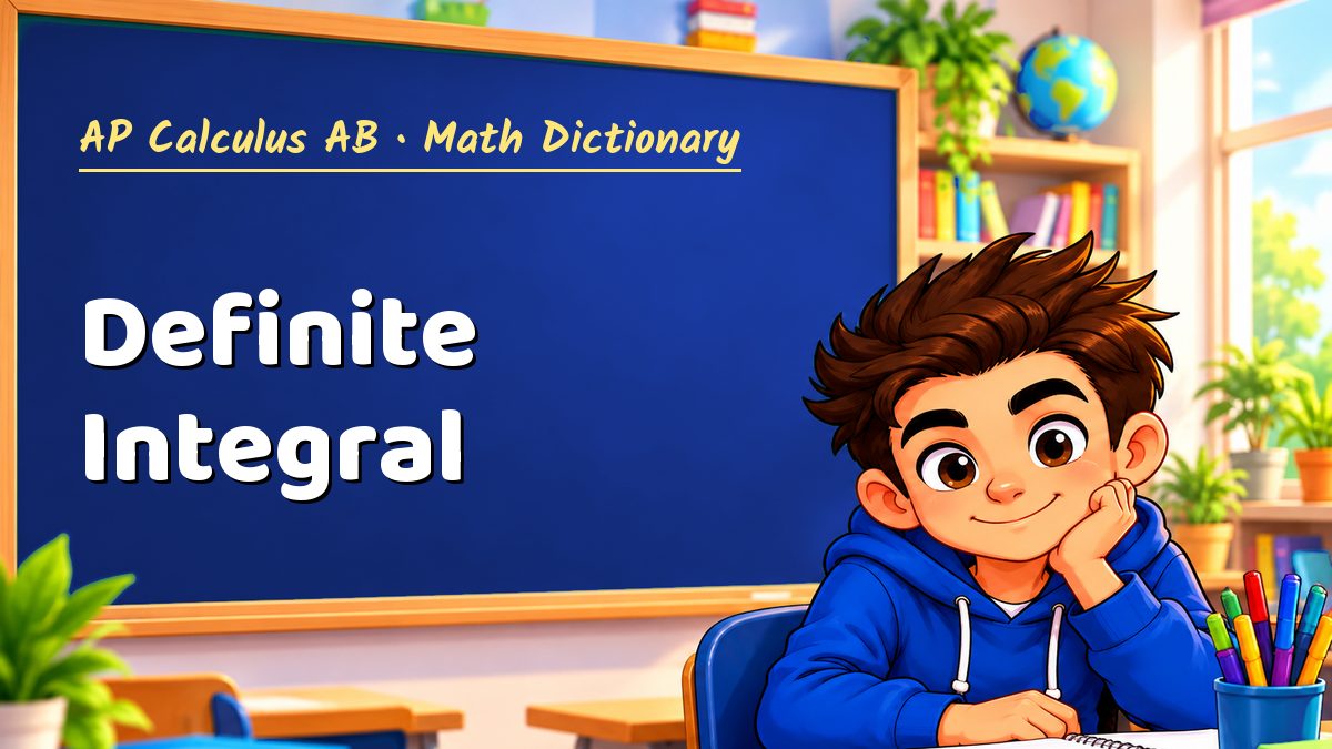 Definite Integral: meaning, method and solved example (AP Calculus AB) – Maths PDF