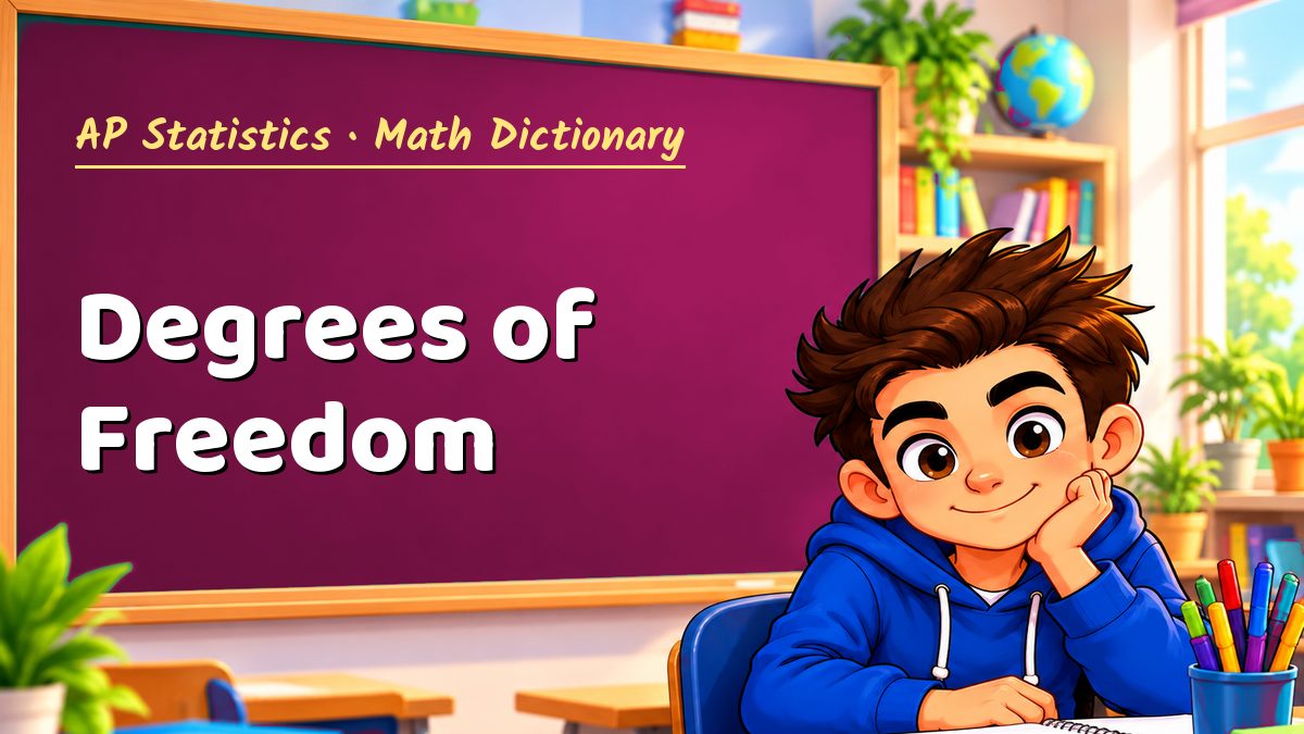 Degrees of Freedom: meaning, method and solved example (AP Statistics) – Maths PDF