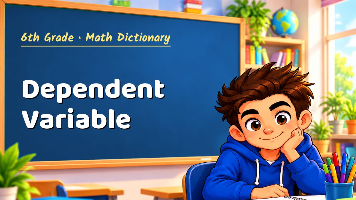 Dependent Variable: meaning, method and solved example (6th Grade) – Maths PDF